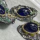 Order Set of 'Secrets of the Ocean' with sapphires and emeralds. SELENA. Livemaster. . Jewelry Sets Фото №3