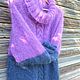 Knitted sweater 'Lilac fog'. Sweater mohair. Sweaters. DominikaSamara. Online shopping on My Livemaster.  Фото №2