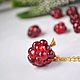 Red Raspberry pendant on a gold chain. Pendants. ToutBerry. My Livemaster. Фото №4