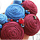 Колье " Blue-red ". Колье. Коршунова Наталья(Tasha Korshun). Ярмарка Мастеров.  Фото №5