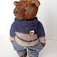 Мишка тедди Бенджамин 28 см. Мишки Тедди. Handsewing.toys (Ирина). Ярмарка Мастеров.  Фото №4