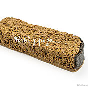 Материалы для творчества handmade. Livemaster - original item Silicone molds for soap Piece of black bread. Handmade.