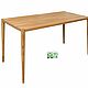 Стол обеденный Mid-century из дуба, 1417*817, бейц+воск. Столы. MOS-OAK - мебель из массива. Интернет-магазин Ярмарка Мастеров.  Фото №2