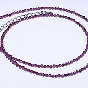 Украшения handmade. Livemaster - original item Choker beads with natural faceted pomegranate.. Handmade.