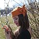 Велюровая шляпа "Sur lа vague positive". Шляпы. Наталья Прокофьева. Интернет-магазин Ярмарка Мастеров.  Фото №2