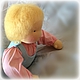 Заказать Большая кукла-младенец (с вшитыми ручками) 40 см. Alla  (Waldorf doll&toy). Ярмарка Мастеров. . Вальдорфские куклы и звери Фото №3