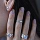 Заказать Широкое кольцо с Лунным камнем. Alena Fleur jewelry (alena-fleur). Ярмарка Мастеров. . Кольца Фото №3