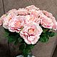 Букет из силиконовых чайных роз 15 штук. Букеты. Flowers16kzn-. Интернет-магазин Ярмарка Мастеров.  Фото №2