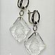 Swarovski серьги Crystal Silver Shadow 28mm, Серьги классические, Москва,  Фото №1