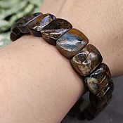 Украшения handmade. Livemaster - original item Bracelet made of natural petersite ( pietersite ). Handmade.