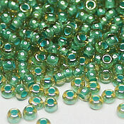Материалы для творчества handmade. Livemaster - original item Czech beads 10/0 Green procras 10 g 11024 Preciosa. Handmade.