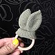 Teething toy knitted Ears. Teethers and rattles. raingirlo. Online shopping on My Livemaster.  Фото №2