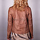 Women's Python jacket FLORENCE. Outerwear Jackets. Exotic Workshop Python Fashion. Online shopping on My Livemaster.  Фото №2