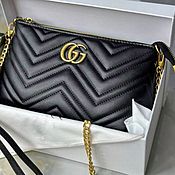 Винтаж: Очень маленькая pochette Chanel Камелия чёрный лак