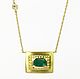 Order 1.95-carat Colombian Emerald Emerald Cut Solitaire Necklace 18K Gold. JR Colombian Emeralds (JRemeralds). Livemaster. . Necklace Фото №3