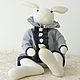 Fler. Bunny. Rabbit. Bunny games. Stuffed Toys. benandlu. My Livemaster. Фото №4