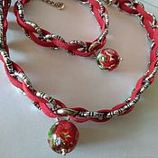 Украшения handmade. Livemaster - original item Jewelry sets: Choker and Bracelet 