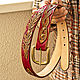 Cinturón de cuero hecho a mano de las mujeres 30m m. Straps. schwanzchen. Ярмарка Мастеров.  Фото №4