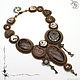 Колье -Steampunk "Only time". Колье. InnaLazarevaDesign. Ярмарка Мастеров.  Фото №5