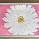Order The picture of a large daisy with rhinestones on a pink 'Dream' 38h27cm. chuvstvo-pozitiva (chuvstvo-pozitiva). Livemaster. . Pictures Фото №3