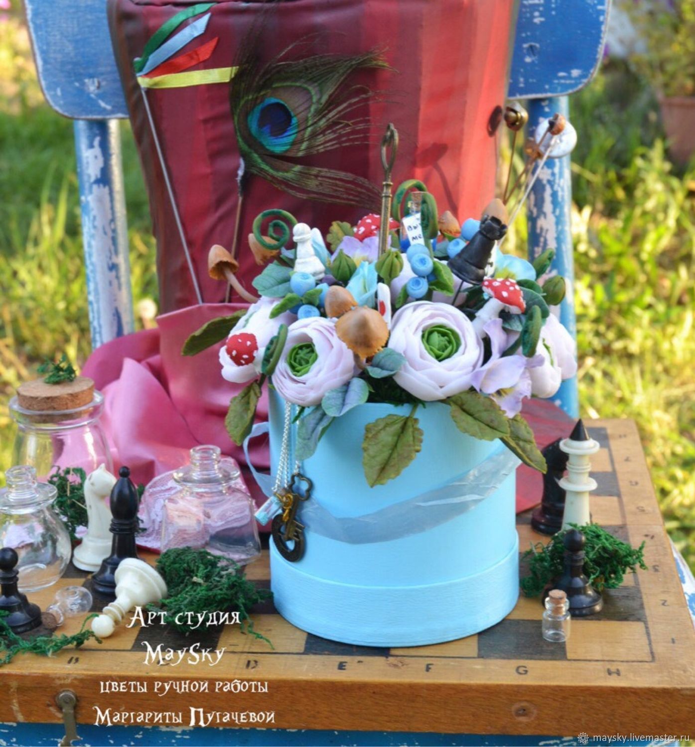 Шляпная коробка «Алиса в Стране Чудес « в интернет-магазине на Ярмарке ...