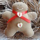 Textile gingerbread men. Dolls. Serene shop (-serene-). Online shopping on My Livemaster.  Фото №2