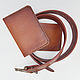 Belt, purse, passport cover made of genuine leather, Straps, Lyubertsy,  Фото №1