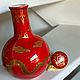 Order Bottle 'Red Dragon' for oil, liqueur, porcelain, Europe. Dutch West - Indian Company. Livemaster. . Vintage interior Фото №3