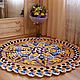Handmade carpet colorful 'Mandala' of cord, Carpets, Kabardinka,  Фото №1