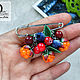 Order Brooch-pin 'Berry color'. lilacdreams (LilacDreams). Livemaster. . Brooches Фото №3