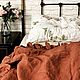 Льняное постельное белье с рюшами. Комплекты постельного белья. iva olinen home. Ярмарка Мастеров.  Фото №4