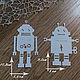 !Cutting for scrapbooking A SET of ROBOTS large.R OBOT for boys, Scrapbooking cuttings, Mytishchi,  Фото №1
