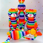 Куклы и игрушки handmade. Livemaster - original item Soft toys: Rainbow animals. Handmade.