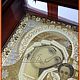 Icon of the Kazan Mother of God /in kiota/ z271. Icons. Zlatiks2. Интернет-магазин Ярмарка Мастеров.  Фото №2