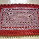 Multicolored Rug Handmade Burgundy Rug. Floor mats. knitted handmade rugs (kovrik-makrame). My Livemaster. Фото №4