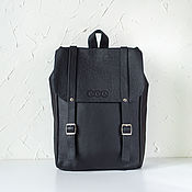 Leather backpack 