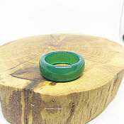 Украшения handmade. Livemaster - original item 20.25 r-R Ring green tinted chalcedony (zthh20259). Handmade.
