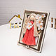 Copy of Macrame doll in photo frame 15/20. Interior doll. Textile Shop Natalya. My Livemaster. Фото №7