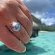 Таитянский жемчуг кольцо 12.8 мм. Кулон. Жемчужина ТАИТИ (borabora). Интернет-магазин Ярмарка Мастеров.  Фото №2