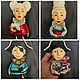 Набор елочных игрушек Костюмированный бал. Интерьерная кукла. Poli_dolls. Интернет-магазин Ярмарка Мастеров.  Фото №2