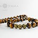 Set of Bracelets made of natural stone Tiger's eye. Bead bracelet. malajemma. Online shopping on My Livemaster.  Фото №2