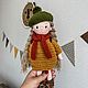 Вязаная кукла / осенняя школьница, Амигуруми куклы и игрушки, Стерлитамак,  Фото №1