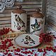 'Birdsong'-a set of dishes. Jars. Hundred centuries. My Livemaster. Фото №6