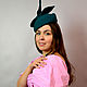Order Felt hat 'Malachite'. Novozhilova Hats. Livemaster. . Hats1 Фото №3