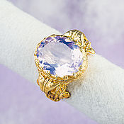 Украшения handmade. Livemaster - original item Copy of "Antique ring with lavender moon quartz". Handmade.