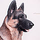 Portrait statuette based on a photo of a dog. Figurines. artroombullibull. Online shopping on My Livemaster.  Фото №2