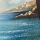 Картина для интерьера Море Картина Маслом морской пейзаж с лодкой. Картины. Картины Регины Куюковой. Ярмарка Мастеров.  Фото №4