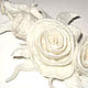 Copyright felted necklace 'Rose tender' - felt. Necklace. studiya. Online shopping on My Livemaster.  Фото №2