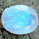 Лунный камень ОГРАНКА, овал 9.2Х7.2 мм, 1.6 карат, MT03, Кабошоны, Изумруд,  Фото №1