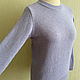 Джемпер "Сирень классика" с кашемиром. Джемперы. FAVORITE KNITWEAR (Наталья). Ярмарка Мастеров.  Фото №4